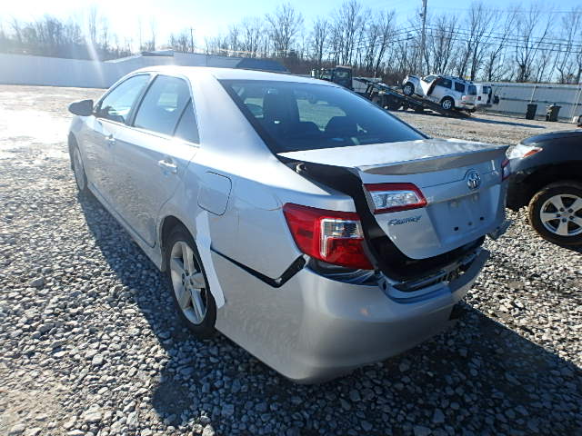 4T1BF1FK2DU295103 - 2013 TOYOTA CAMRY L SILVER photo 3