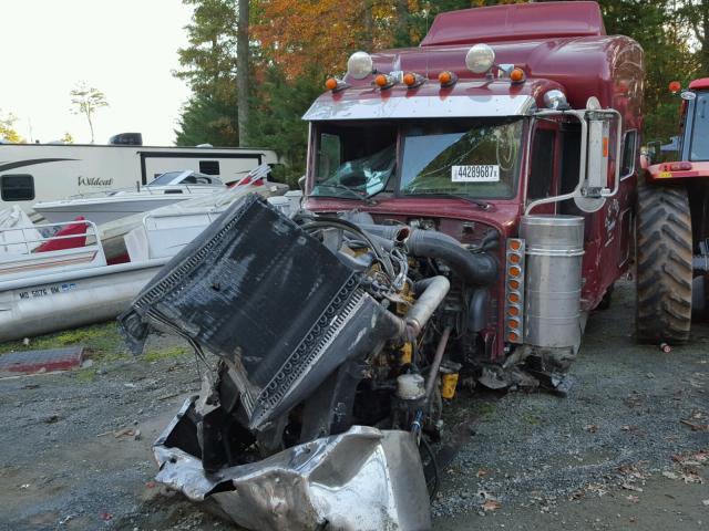 1XP5DB9X07N685330 - 2007 PETERBILT 379 MAROON photo 2