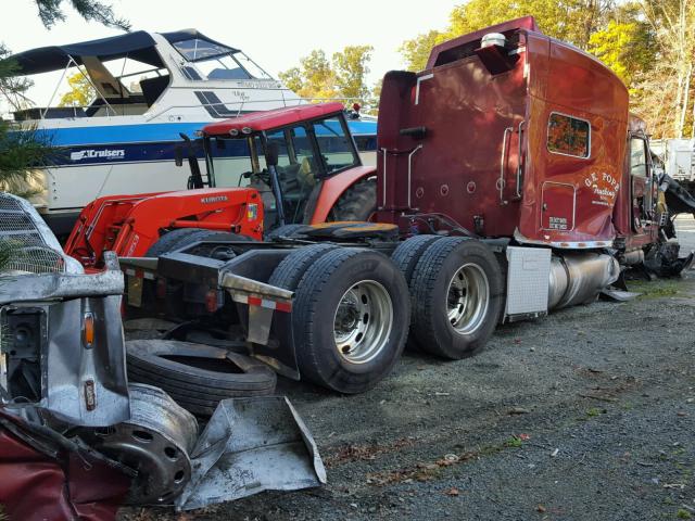 1XP5DB9X07N685330 - 2007 PETERBILT 379 MAROON photo 4