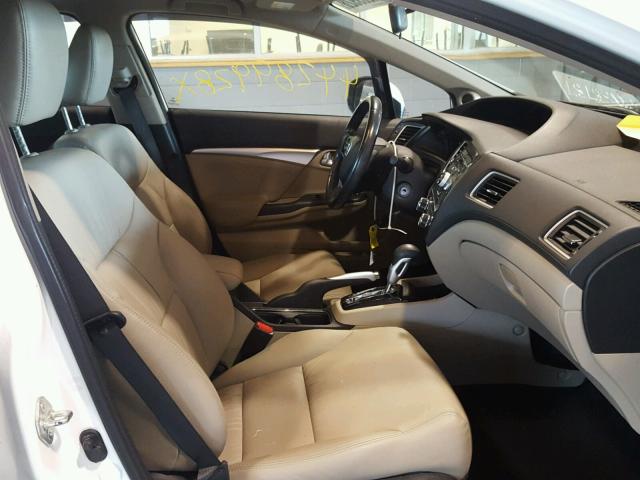 19XFB2F99DE055078 - 2013 HONDA CIVIC EXL 白色 照片 5