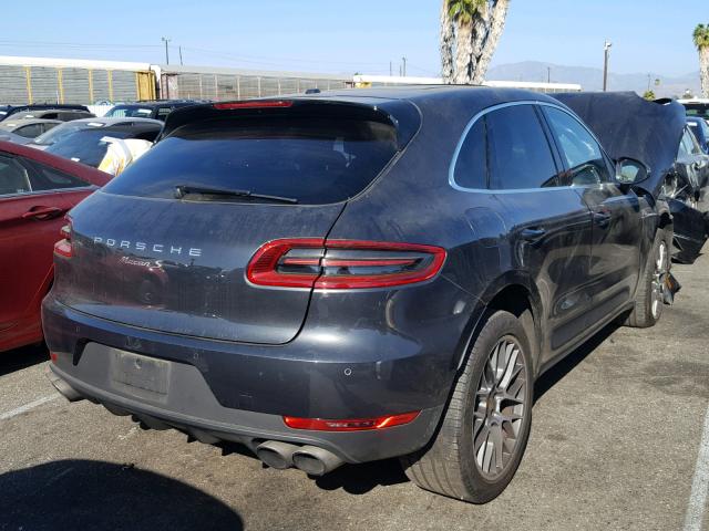 WP1AB2A59HLB12857 - 2017 PORSCHE MACAN S GRAY photo 4