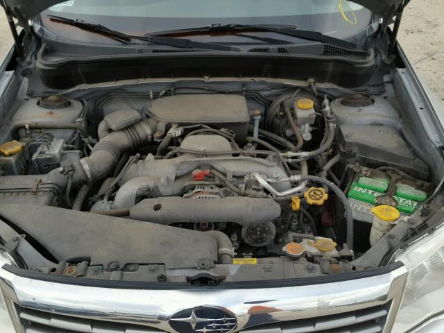 JF2SH6CC5AH742280 - 2010 SUBARU FORESTER 2 SILVER photo 7