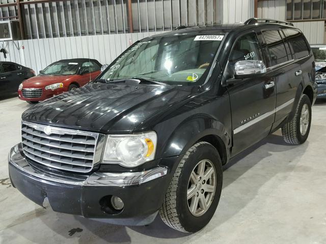 1A8HX58P77F524873 - 2007 CHRYSLER ASPEN BLACK photo 2