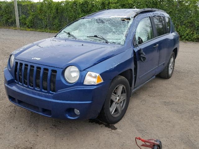 1J4FT47B79D123455 - 2009 JEEP COMPASS SP BLUE photo 2