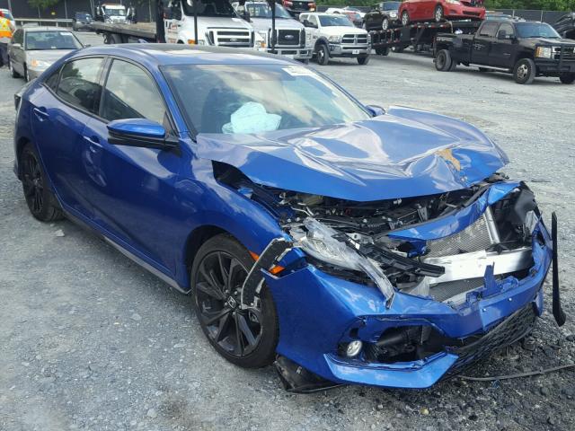 SHHFK7H94JU218833 - 2018 HONDA CIVIC SPOR BLUE photo 1