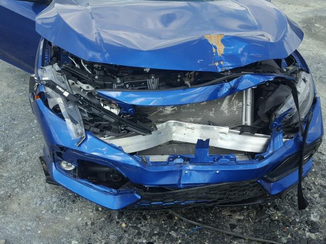 SHHFK7H94JU218833 - 2018 HONDA CIVIC SPOR BLUE photo 9