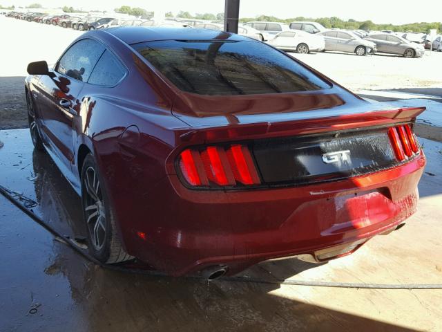 1FA6P8CF9G5252272 - 2016 FORD MUSTANG GT RED photo 3