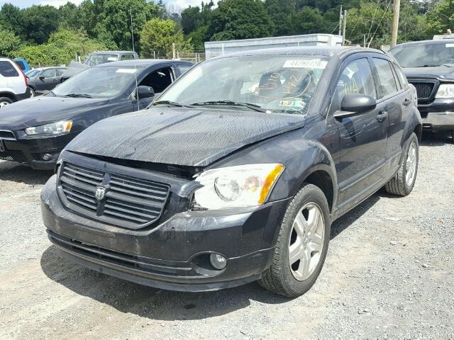 1B3HB48B67D252480 - 2007 DODGE CALIBER SX BLACK photo 2