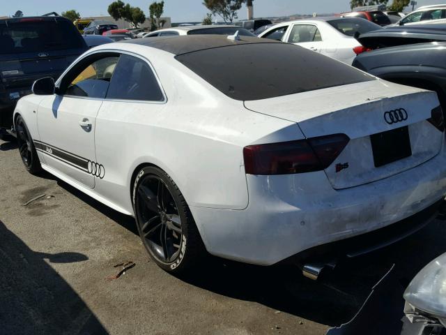 WAURV78T29A048409 - 2009 AUDI S5 QUATTRO WHITE photo 3