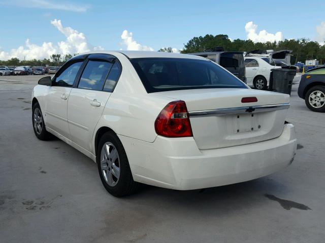 1G1ZT58F87F136039 - 2007 CHEVROLET MALIBU LT WHITE photo 3