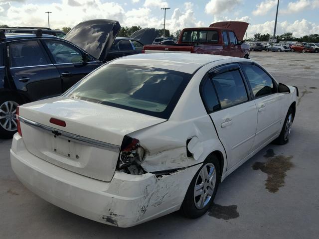 1G1ZT58F87F136039 - 2007 CHEVROLET MALIBU LT WHITE photo 4