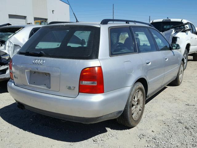 WAUKC68D31A155984 - 2001 AUDI A4 1.8T AV SILVER photo 4