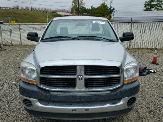 1D7HA16N66J182465 - 2006 DODGE RAM 1500 SILVER photo 9