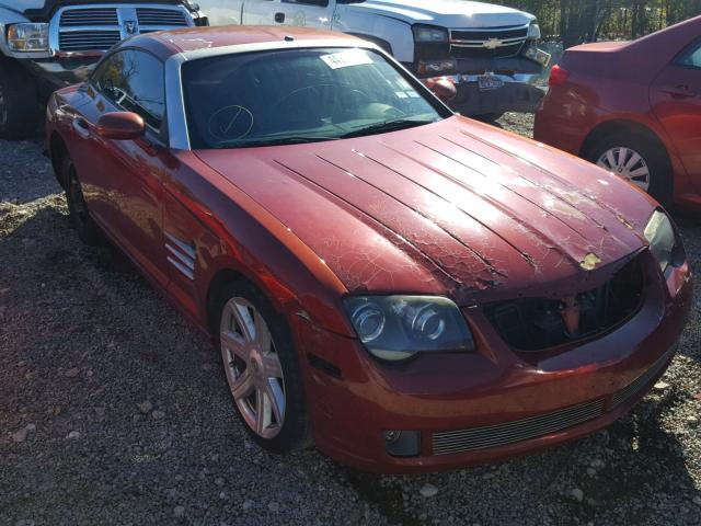 1C3AN69LX4X014737 - 2004 CHRYSLER CROSSFIRE RED photo 1