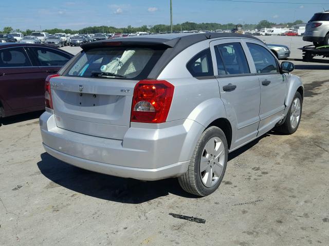 1B3HB48B97D554118 - 2007 DODGE CALIBER SX SILVER photo 4