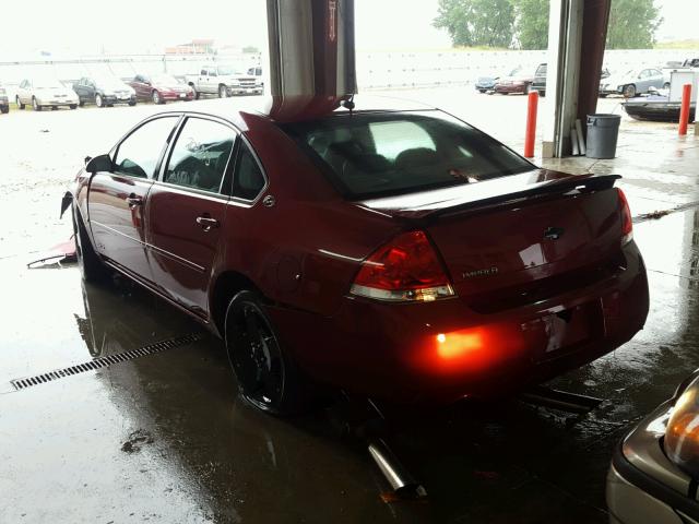 2G1WD58C669306864 - 2006 CHEVROLET IMPALA SUP 栗色 照片 3