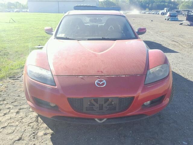 JM1FE173450147074 - 2005 MAZDA RX8 RED photo 9