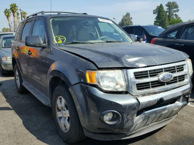 1FMCU49359KA56180 - 2009 FORD ESCAPE HYB CHARCOAL photo 1