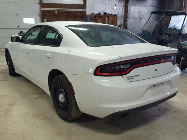 2C3CDXKT8GH206274 - 2016 DODGE CHARGER PO WHITE photo 3