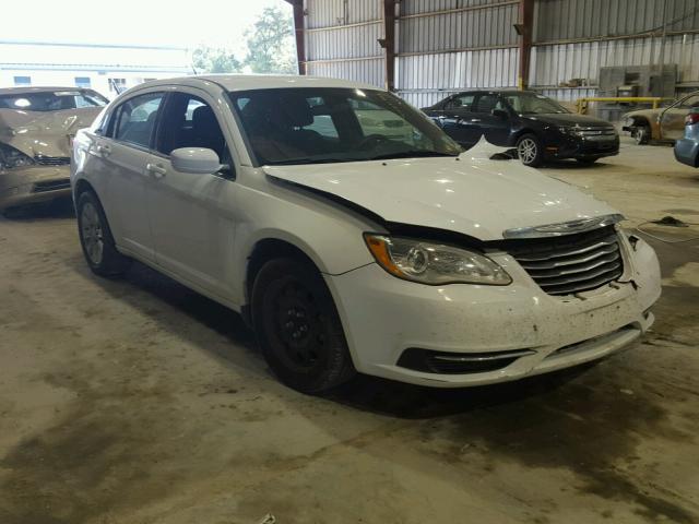 1C3CCBAB7EN206799 - 2014 CHRYSLER 200 LX WHITE photo 1