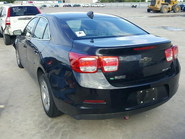 1G11B5SL1FF137952 - 2015 CHEVROLET MALIBU LS შავი ფოტო 3