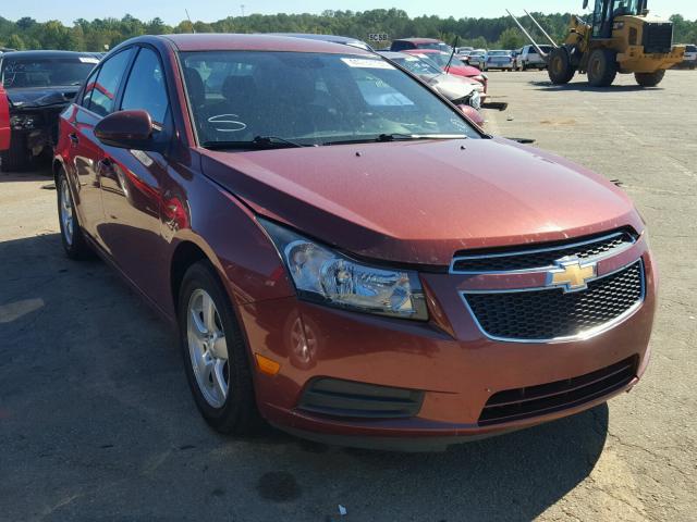 1G1PF5SC0C7358964 - 2012 CHEVROLET CRUZE LT ORANGE photo 1