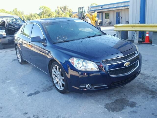 1G1ZK577684206471 - 2008 CHEVROLET MALIBU LTZ BLUE photo 1