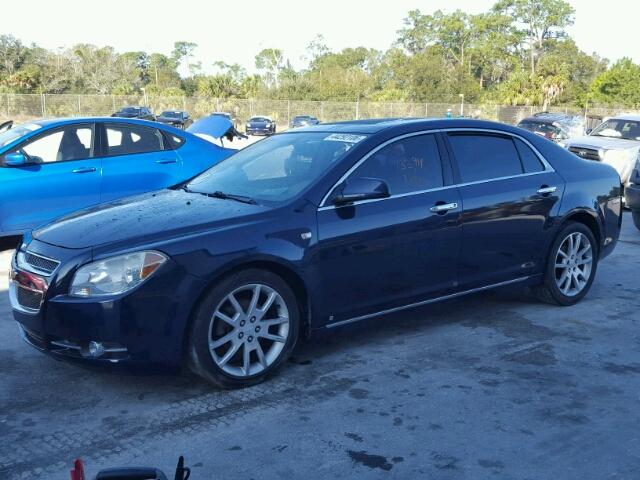 1G1ZK577684206471 - 2008 CHEVROLET MALIBU LTZ BLUE photo 10