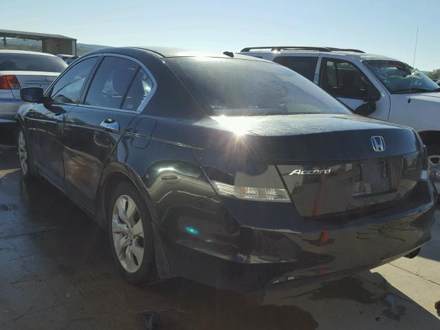 JHMCP26838C001248 - 2008 HONDA ACCORD BLACK photo 3