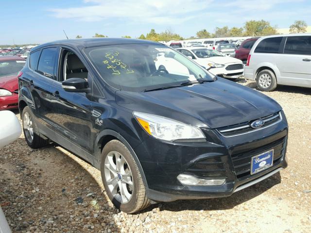 1FMCU0HX3DUB31100 - 2013 FORD ESCAPE SEL BLACK photo 1