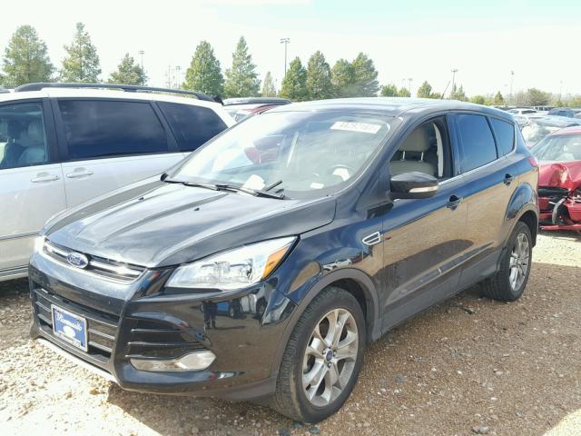 1FMCU0HX3DUB31100 - 2013 FORD ESCAPE SEL BLACK photo 2