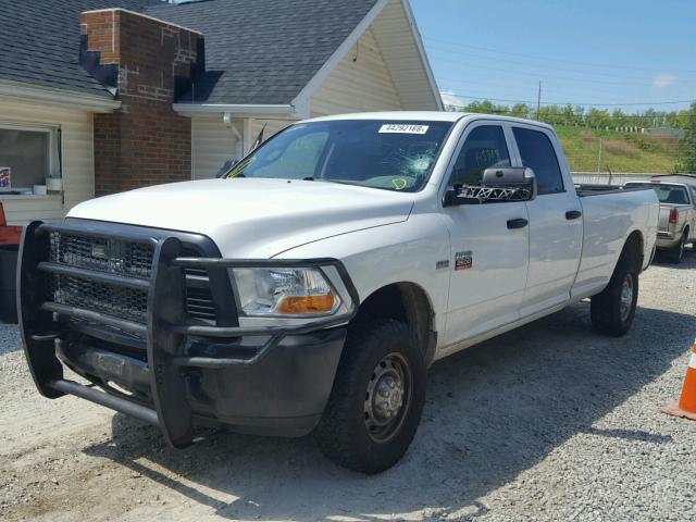 3C6TD5HT1CG229887 - 2012 DODGE RAM 2500 S WHITE photo 2