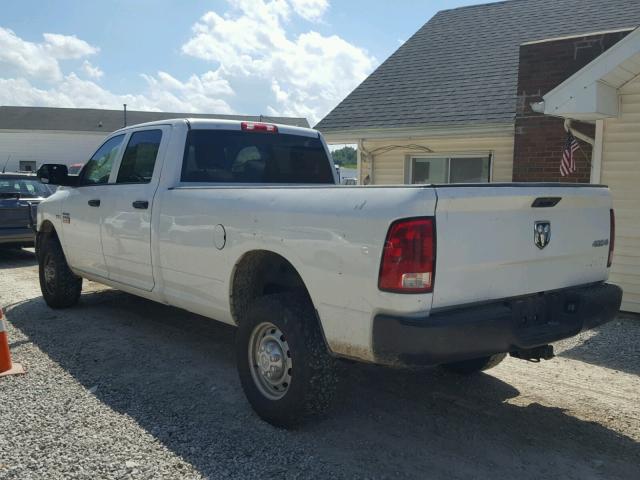 3C6TD5HT1CG229887 - 2012 DODGE RAM 2500 S WHITE photo 3