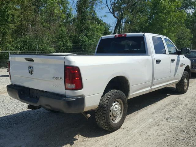 3C6TD5HT1CG229887 - 2012 DODGE RAM 2500 S WHITE photo 4