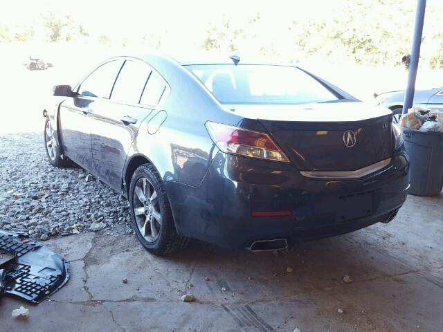 19UUA8F57EA004582 - 2014 ACURA TL TECH GRAY photo 3