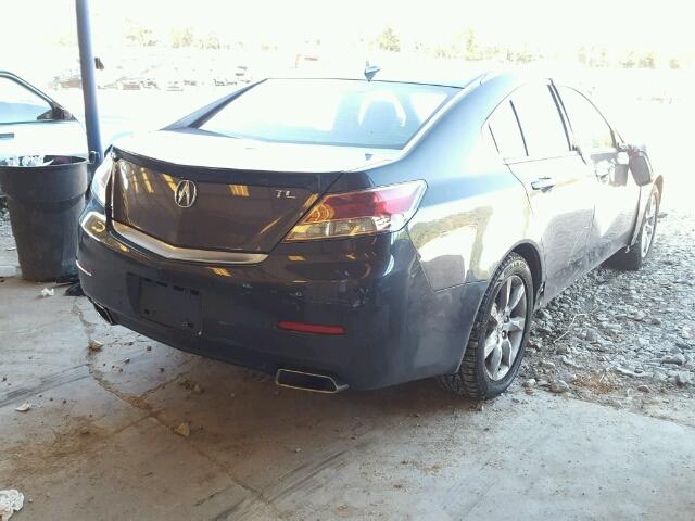 19UUA8F57EA004582 - 2014 ACURA TL TECH GRAY photo 4