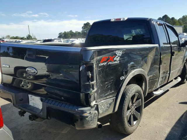 1FTPX14584NB30686 - 2004 FORD F150 BLACK photo 4