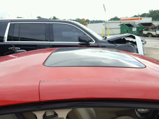 1G8AN15F76Z100023 - 2006 SATURN ION LEVEL RED photo 9