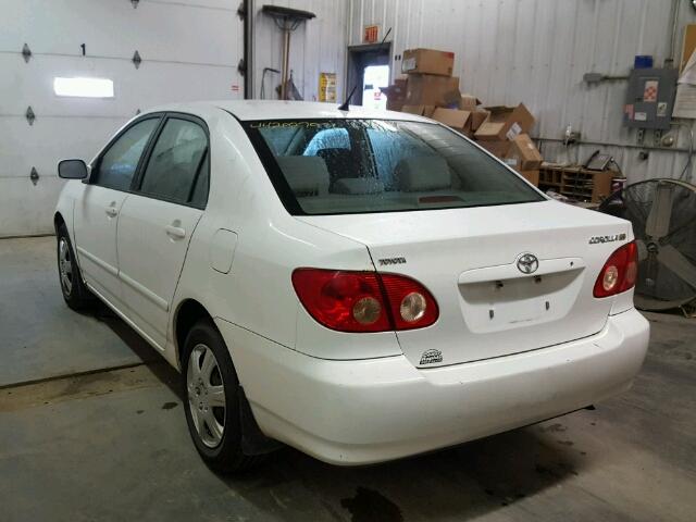 1NXBR32E66Z709277 - 2006 TOYOTA COROLLA WHITE photo 3