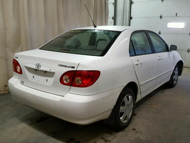 1NXBR32E66Z709277 - 2006 TOYOTA COROLLA WHITE photo 4