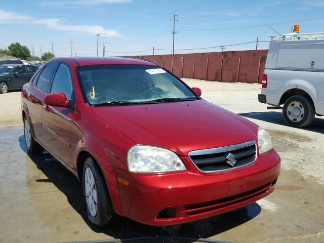 KL5JD56Z76K389301 - 2006 SUZUKI FORENZA BURGUNDY photo 1