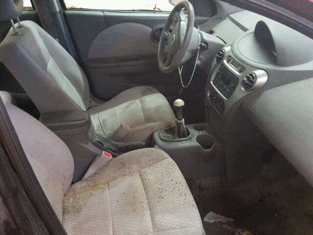 1G8AZ52F55Z177326 - 2005 SATURN ION LEVEL MAROON photo 5