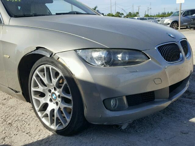 WBAWL135X7PX15395 - 2007 BMW 328 I GOLD photo 9