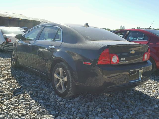 1G1ZC5E04CF363903 - 2012 CHEVROLET MALIBU 1LT BLACK photo 3