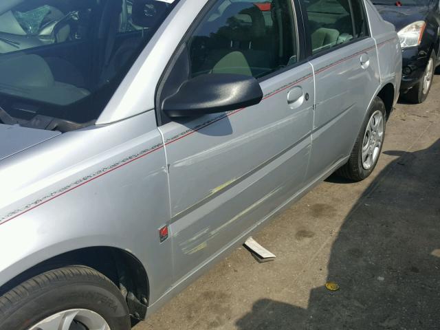 1G8AJ52F45Z113365 - 2005 SATURN ION LEVEL SILVER photo 9