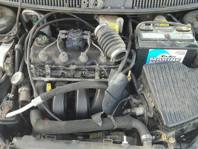 1B3ES56C05D123393 - 2005 DODGE NEON BLACK photo 7