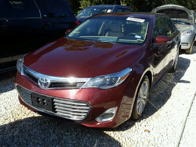 4T1BK1EB7FU163339 - 2015 TOYOTA AVALON XLE MAROON photo 2