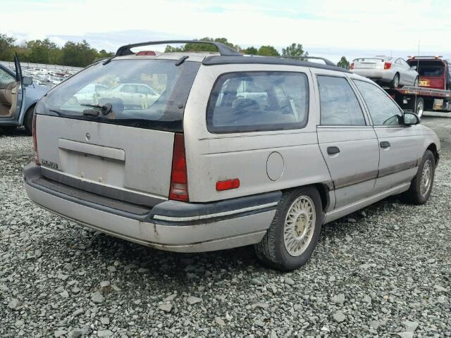 1FACP57U1MA229422 - 1991 FORD TAURUS GRAY photo 4