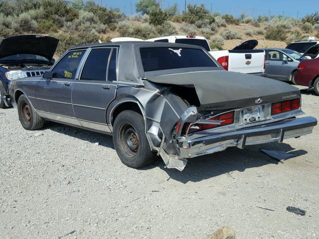 1G1BU51H3HX108459 - 1987 CHEVROLET CAPRICE CL 灰色 照片 3