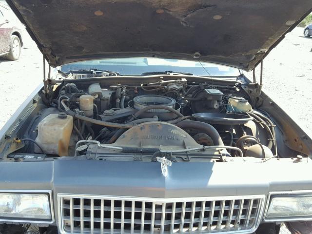 1G1BU51H3HX108459 - 1987 CHEVROLET CAPRICE CL 灰色 照片 7